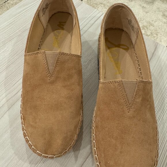 Sam Edelman Suede Light Brown, Tan Size 8.5 Espadrilles - Picture 3 of 4